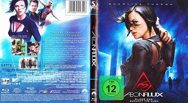 Aeon Flux blu ray cover german | German DVD Covers