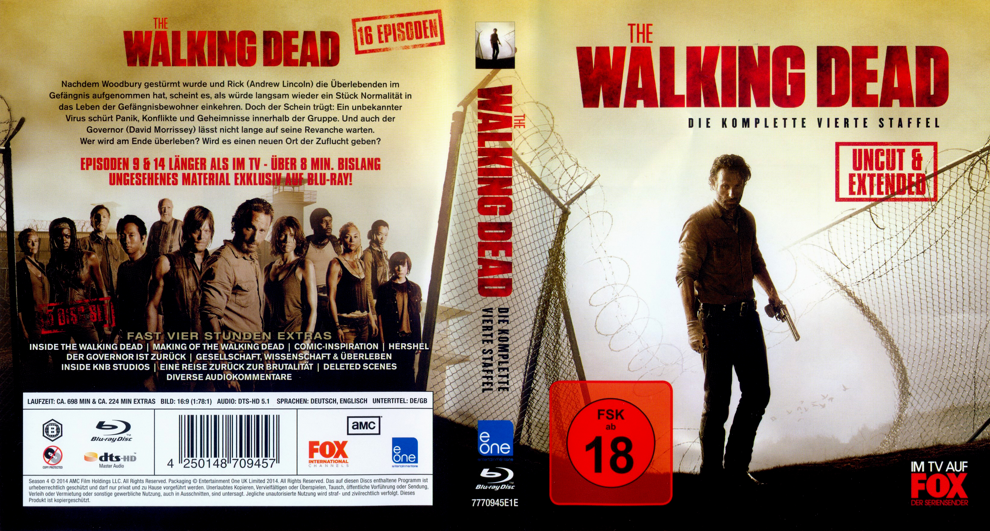 The Walking Dead Staffel 1-6 (2010-2016) R2 Blu-Ray German ...