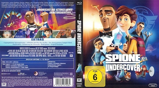 Spione Undercover Cover Film Movie German Deutsch german blu ray cover