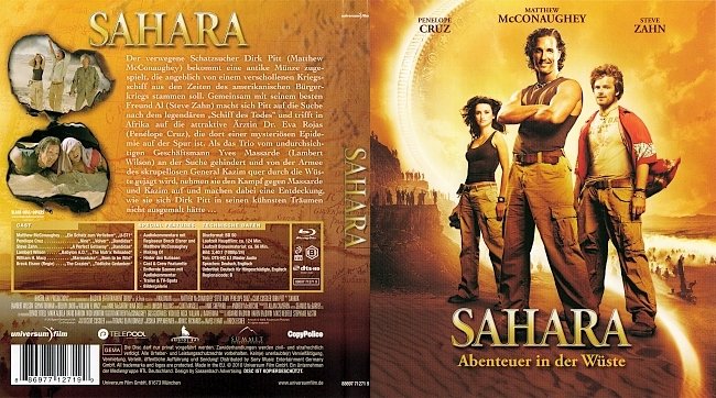 Sahara Abenteuer in der Wueste Cover Bluray Deutsch German german blu ray cover