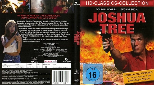 Cover Blu ray German Deutsch Joshua Tree Barret Das Gesetz der Rache Dolph Lundgren german blu ray cover