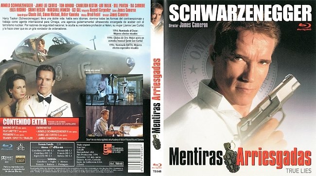 True Lies Wahre Luegen Mentiras Arriesgadas Cover spanisch Blu ray german blu ray cover