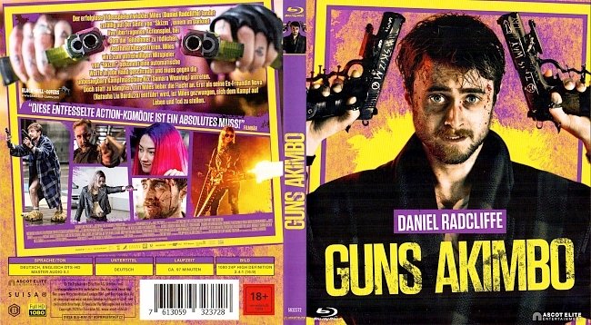Guns Akimbo Cover Deutsch German Blu ray german blu ray cover