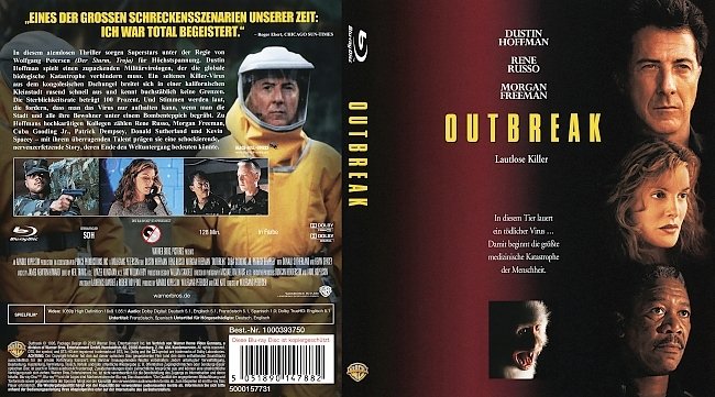 Outbreak Lautlose Killer Cover German Deutsch Bluray german blu ray cover
