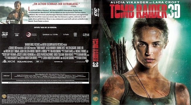 Tomb Raider 3D Bluray Cover German Deutsch german blu ray cover