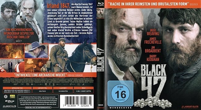 Black 47 Cover Blu ray German Deutsch german blu ray cover