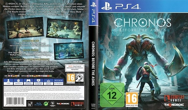 Chronos Before the Ashes Cover German Deutsch PS4 german ps4 cover