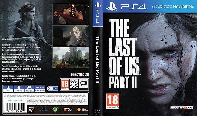 The Last of Us Part 2 Cover Playstation 4 German german ps4 cover