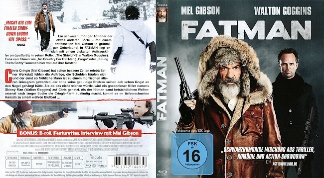 Fatman Bluray Cover German Deutsch Mel Gibson german blu ray cover