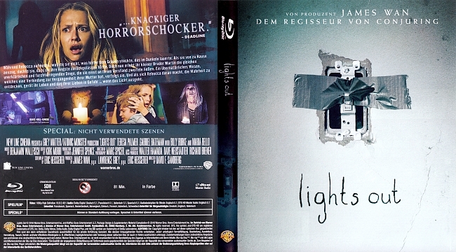 Lights Out Cover Blu ray GameMoviePortal BlackBullCovers german blu ray cover