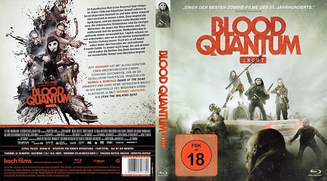 Blood Quantum Cover Bluray GameMoviePortal artofwork BlackBullCovers german blu ray cover