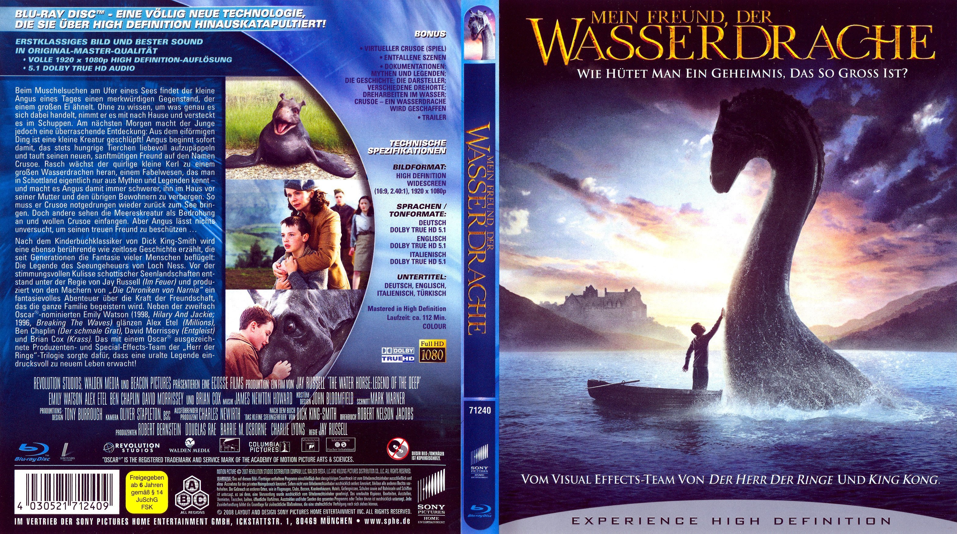 Mein Freund der Wasserdrache | German DVD Covers