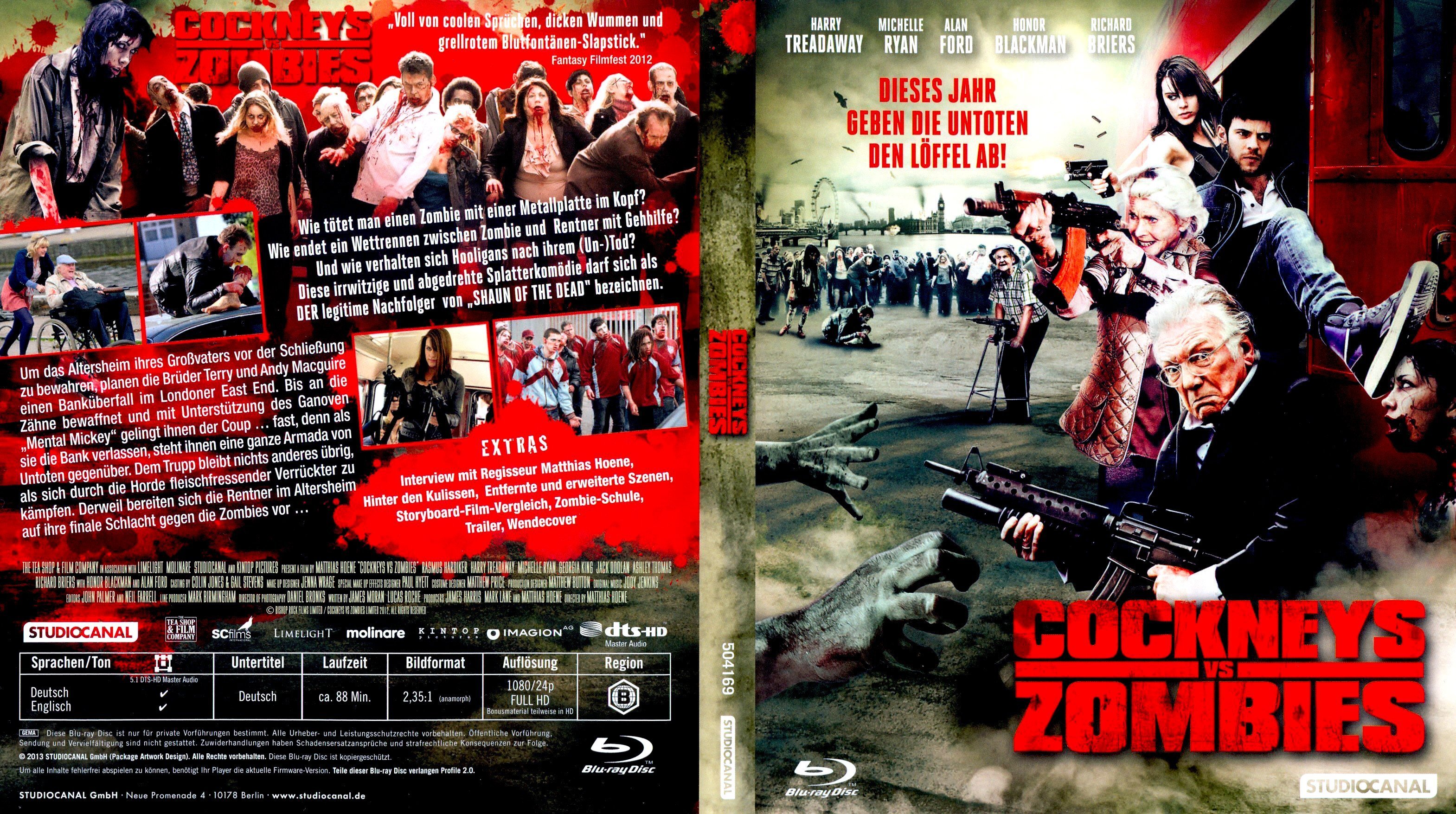 Cockneys Vs Zombies German Dvd Covers