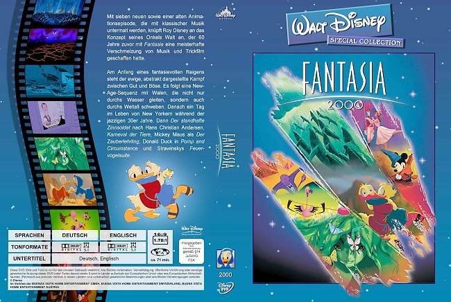 Fantasia 2000 Walt Disney Special Collection German Dvd Covers 