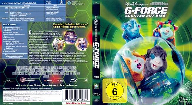 G Force Agenten mit Biss german blu ray cover