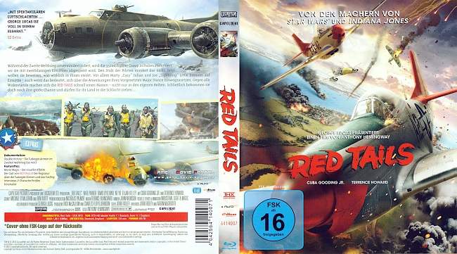 Red Tails blu ray cover german