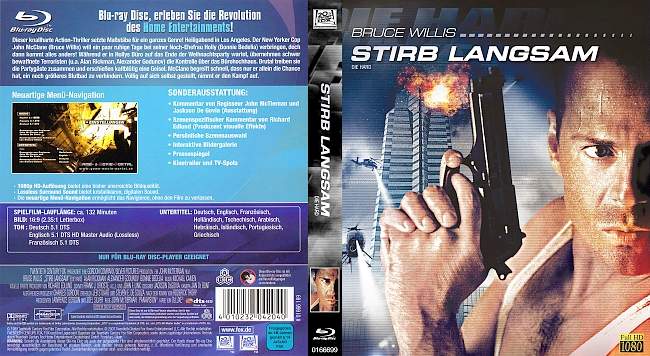 Stirb Langsam 1 blu ray cover german