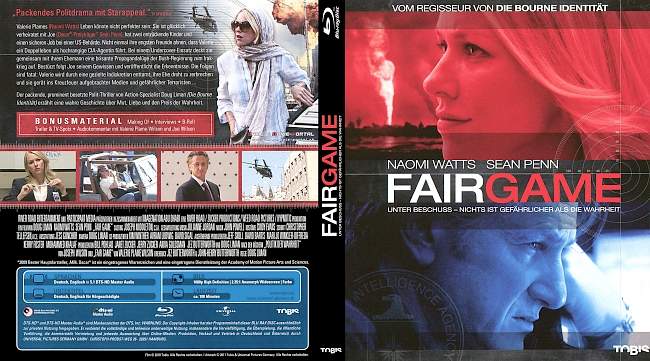 Fair Game blu ray cover german