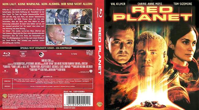 Red Planet blu ray cover german