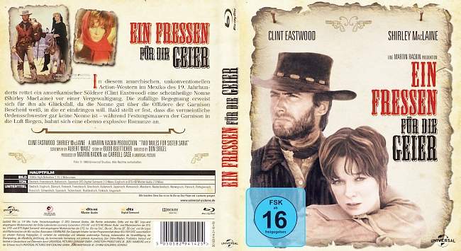 Ein Fressen Fur die Geier blu ray cover german