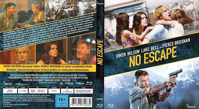 No Escape Pierce Brosnan Owen Wilson blu ray cover german