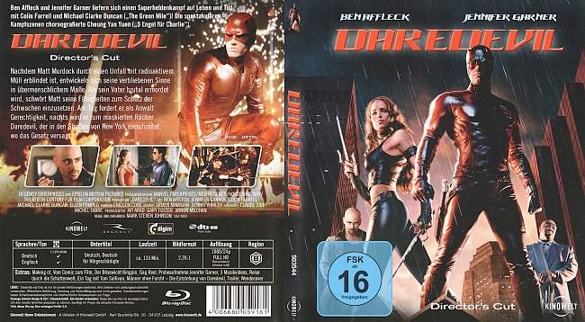 Daredevil blu ray cover german