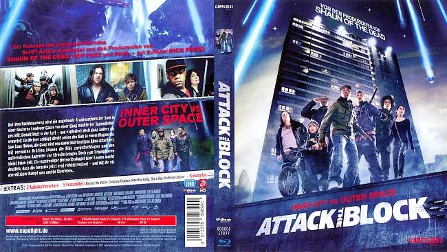 Attack the Block german blu ray cover