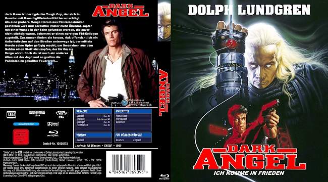 Dark Angel Dolph Lundgren german blu ray cover