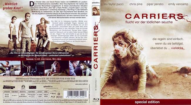 Carriers blu ray cover german