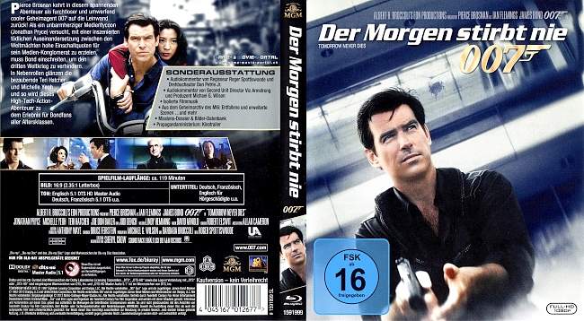 James Bond 007 Der Morgen stirbt nie 2 german blu ray cover