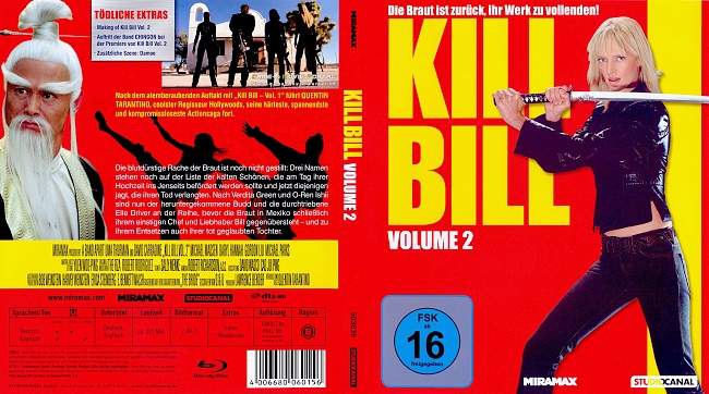 Kill Bill Volume 2 blu ray cover german