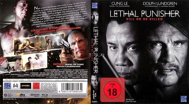 Lethal Punisher Kill or be Killed blu ray cover german
