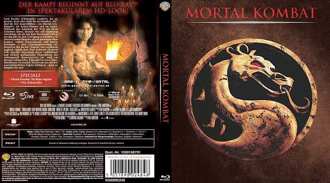 Mortal Kombat blu ray cover german