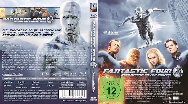 Fantastic Four 2 Rise of the Silver Surfer blu ray cover german