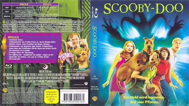 Scooby Doo blu ray cover german