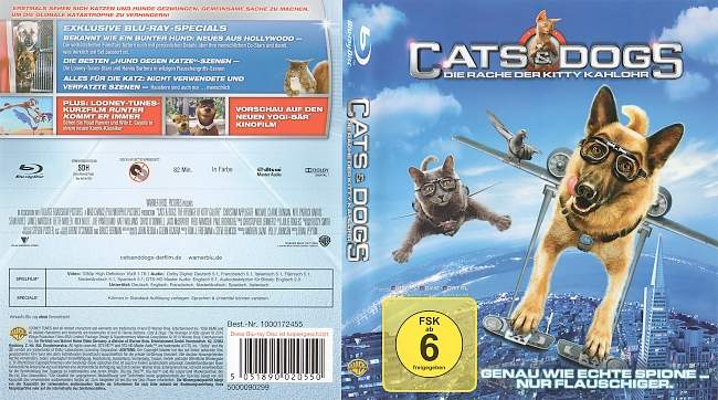 Cats and Dogs 2 Die Rache der Kitty Kahlohr blu ray cover german