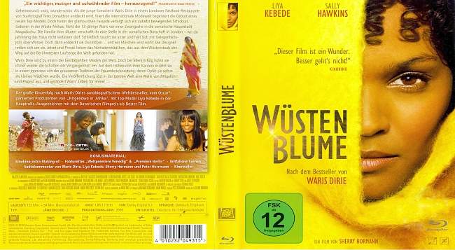 Wuestenblume blu ray cover german