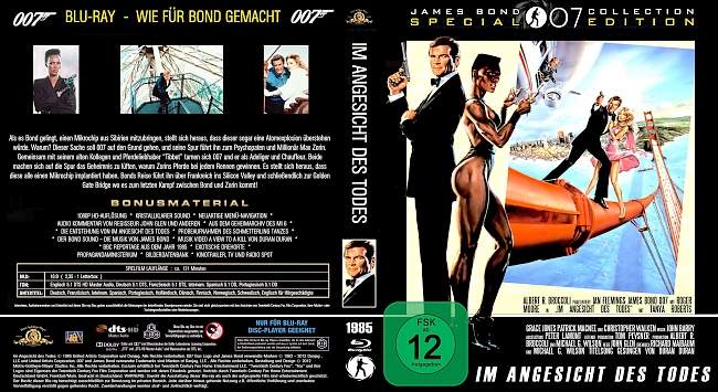 James Bond 007 Im Angesicht des Todes german blu ray cover