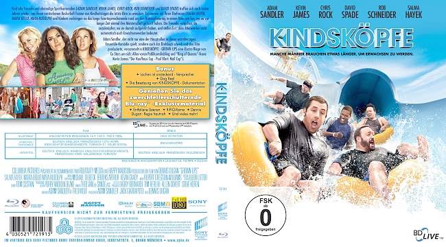 Kindskoepfe Grown Ups blu ray cover german