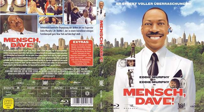 Mensch Dave blu ray cover german