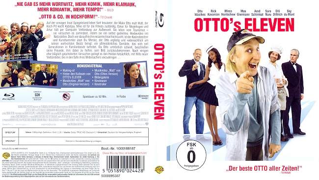 Ottos Eleven blu ray cover german
