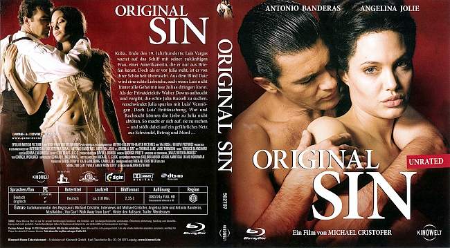 Original Sin Angelina Jolie blu ray cover german