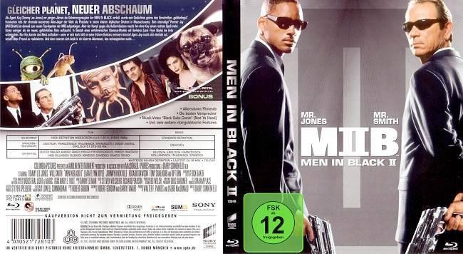 Men in Black 2 blu ray cover german