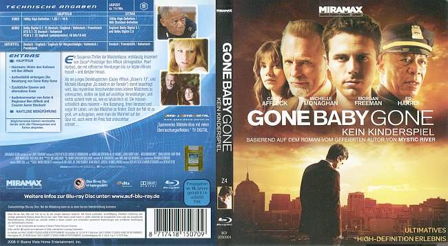 Gone Baby Gone blu ray cover german