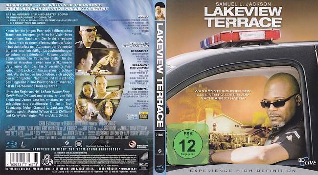 Lakeview Terrace blu ray cover german