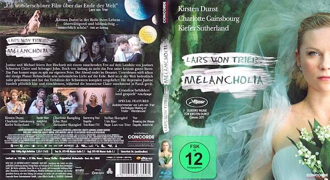 Melancholia blu ray cover german