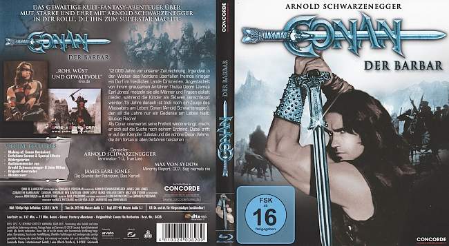 Conan der Barbar blu ray cover german