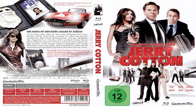 Jerry Cotton blu ray cover german