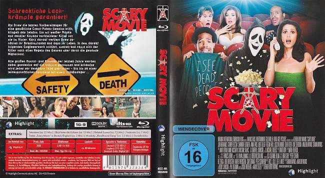 Scary Movie 1 blu ray cover german