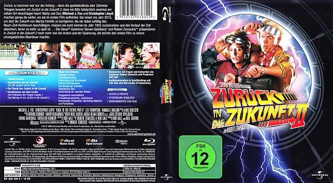 Zurueck in die Zukunft 2 blu ray cover german